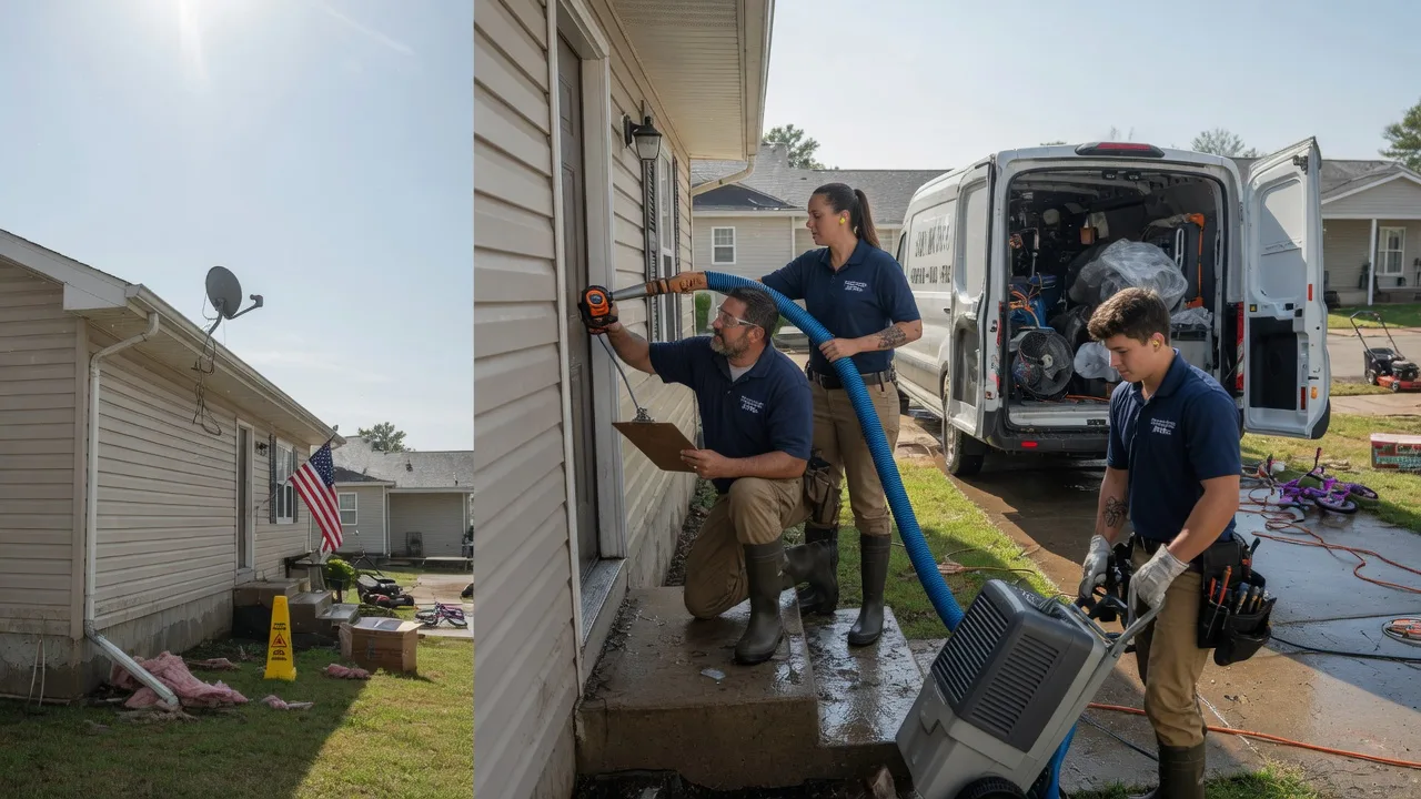 Ceiling Water Damage Restoration in Charlottesville, IN near me